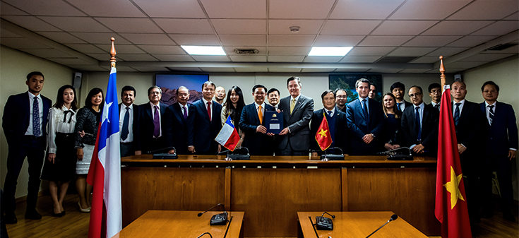 Chile y Vietnam reafirman su compromiso por avanzar en temas comerciales y evaluar nuevas perspectivas de negocios
