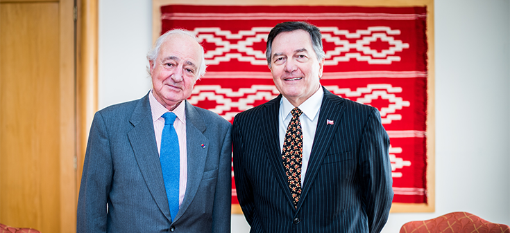 Canciller Ampuero se reúne con presidente de la Fundación España – Chile
