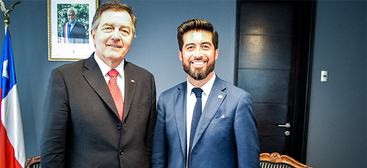 Canciller Ampuero finaliza su gira por el norte de Chile con una visita a la Región de Antofagasta