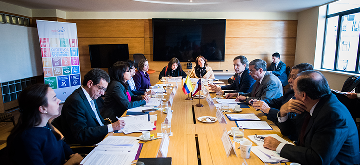Directores de América del Sur de las cancillerías de Chile y Colombia se reúnen en Santiago para profundizar mecanismos de trabajo