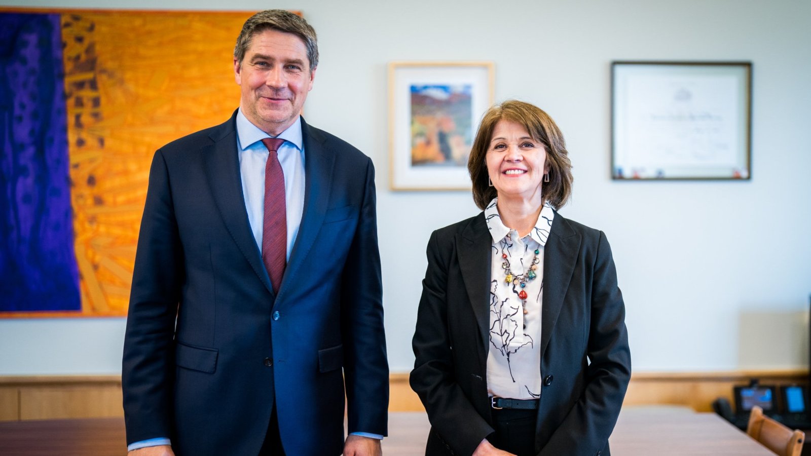Canciller (s) Ximena Fuentes se reúne con el Subsecretario de Asuntos Globales del Ministerio de Relaciones Exteriores de Estonia