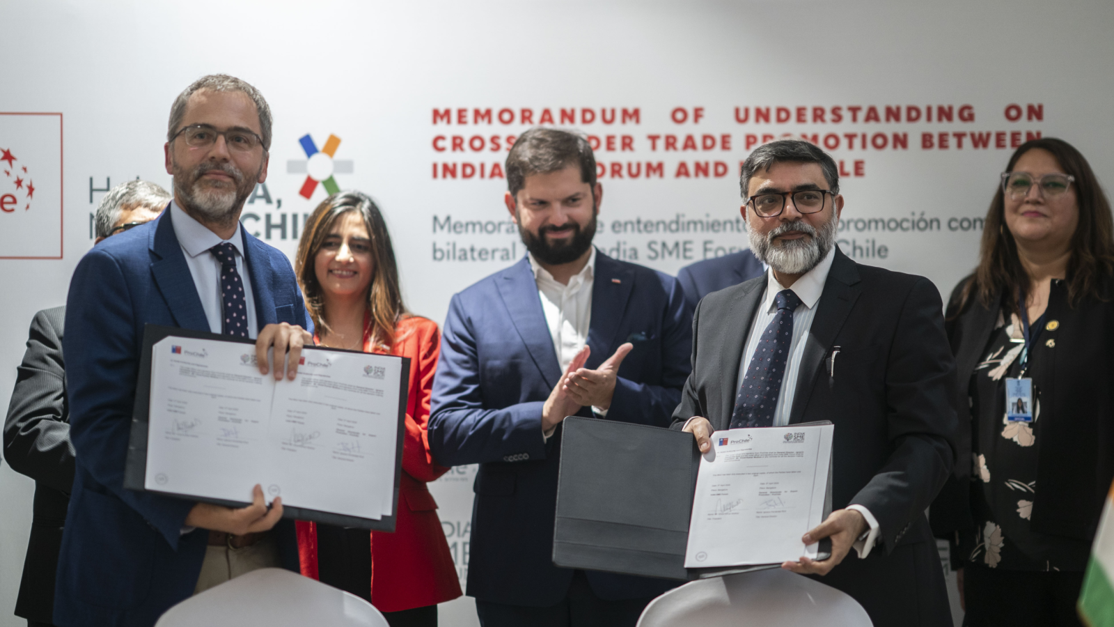Chile e India firman memorándum de entendimiento para promover el comercio y la innovación