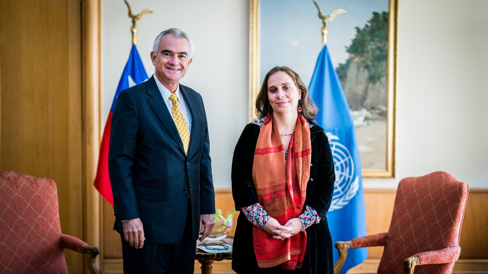 Canciller Antonia Urrejola se reúne con el nuevo Secretario Ejecutivo de la Cepal