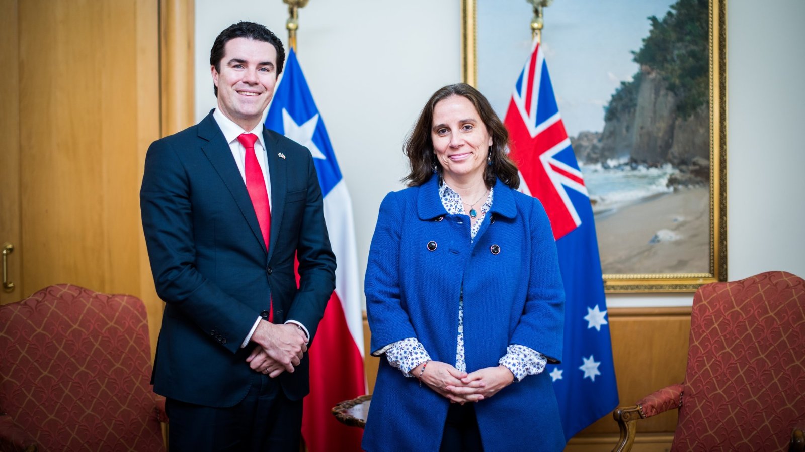 Autoridades de la Cancillería se reúnen con el Ministro Asistente de Relaciones Exteriores de Australia