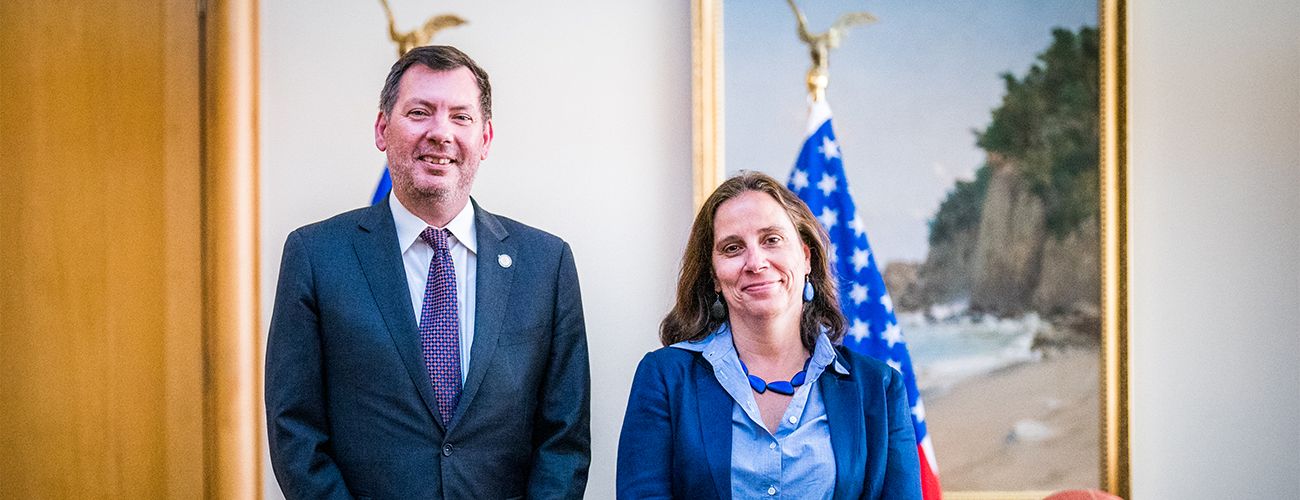 Canciller Antonia Urrejola se reúne con el Representante Comercial Adjunto de Estados Unidos