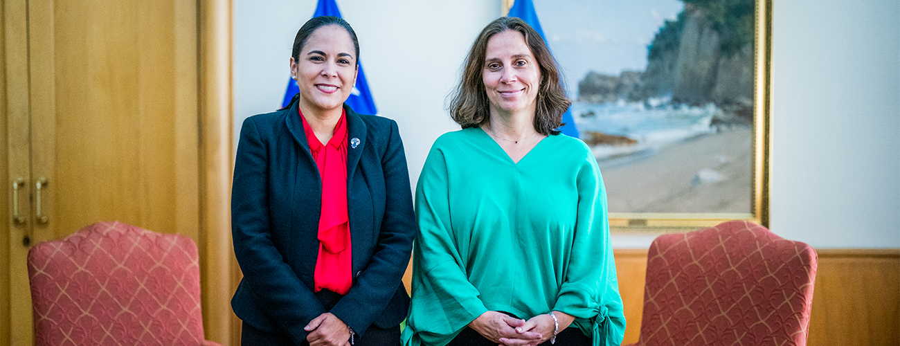 Ministra Antonia Urrejola se reúne con representante de ONU Mujeres en Chile