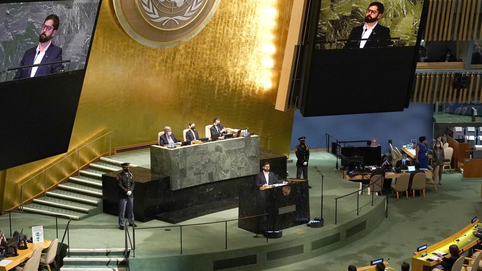 Ministra Antonia Urrejola acompaña a Presidente Boric en jornada inaugural de la Asamblea General de Naciones Unidas