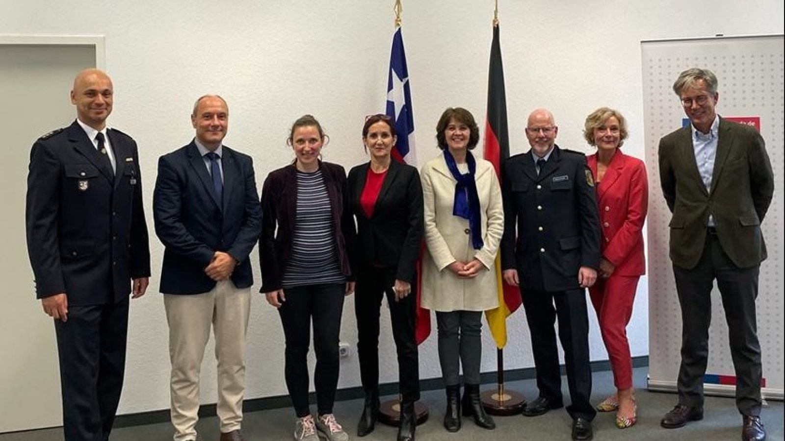 Subsecretaria Ximena Fuentes se reúne con representantes de la Policía y los Ministerios Federales de Interior y Relaciones Exteriores de Alemania