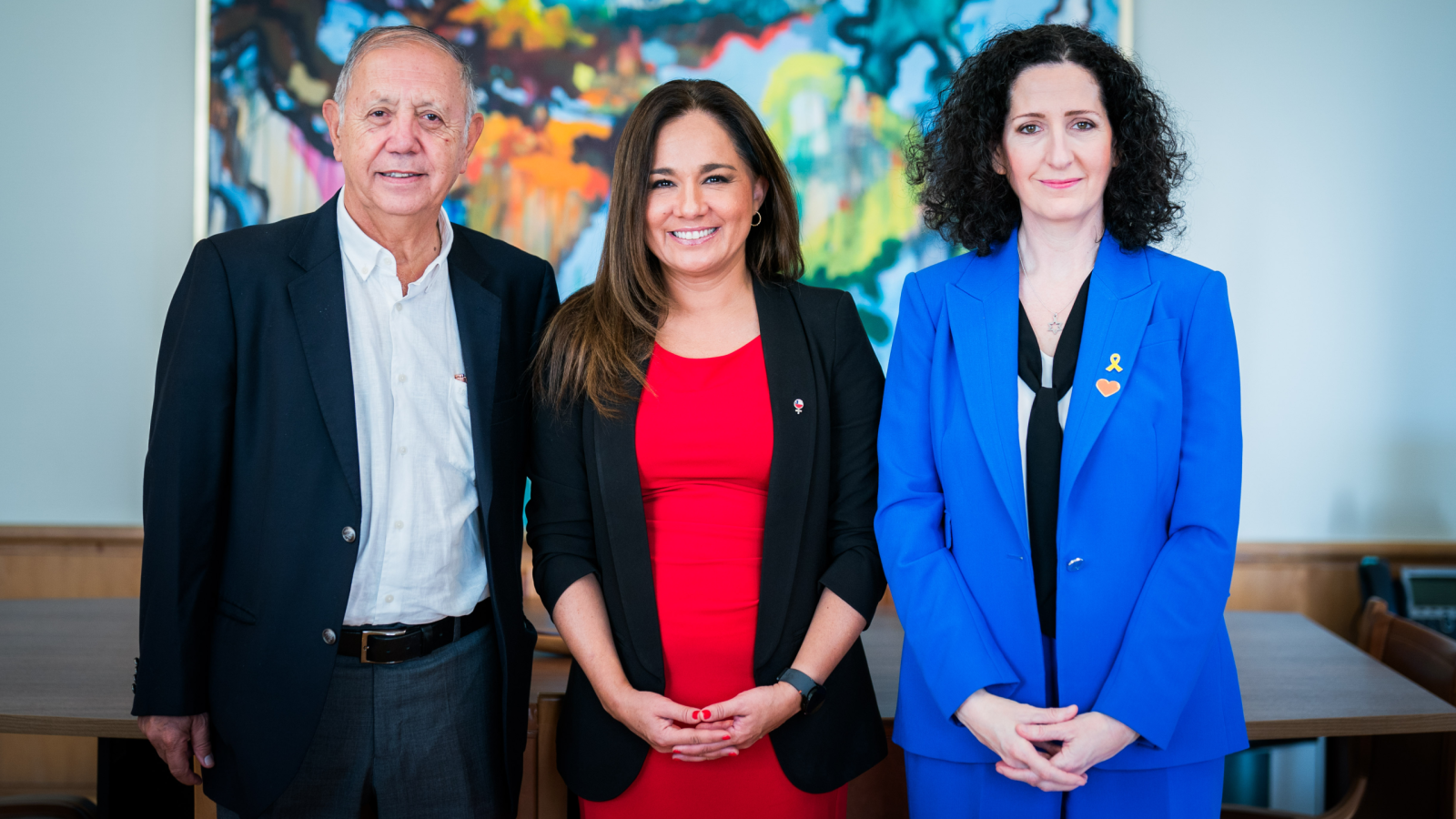 Subsecretaria se reúne con el presidente de la Comunidad Judía en Chile y la vicepresidenta de la Liga de Antidifamación