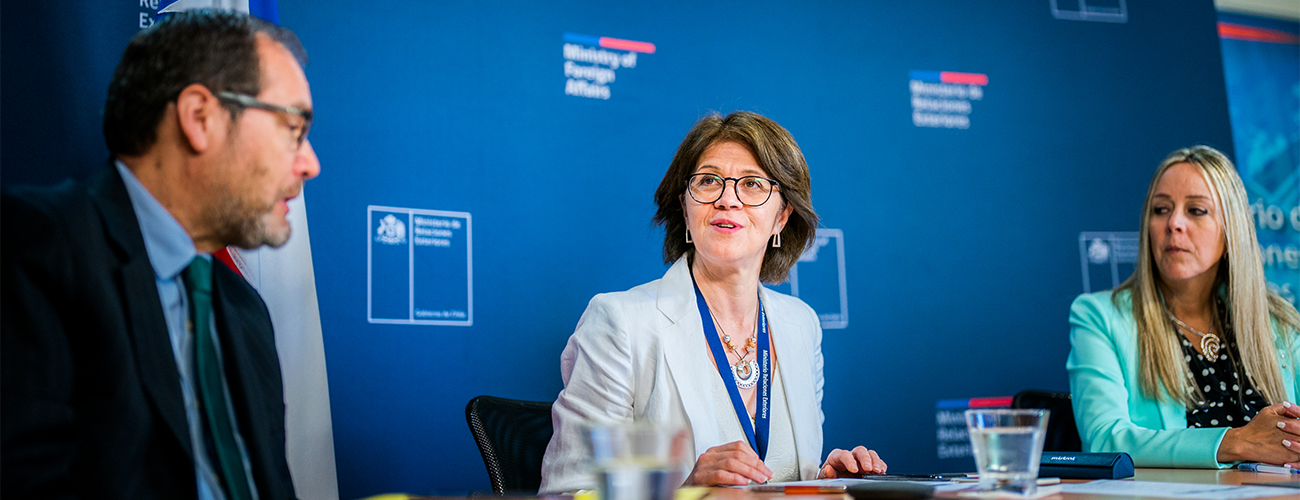 Canciller (s) Ximena Fuentes participa en reunión con Cancilleres Iberoamericanos previo a la cumbre 2023