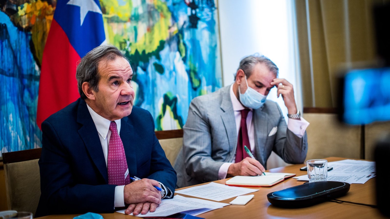 Canciller Andrés Allamand participa en reunión del Grupo de Lima