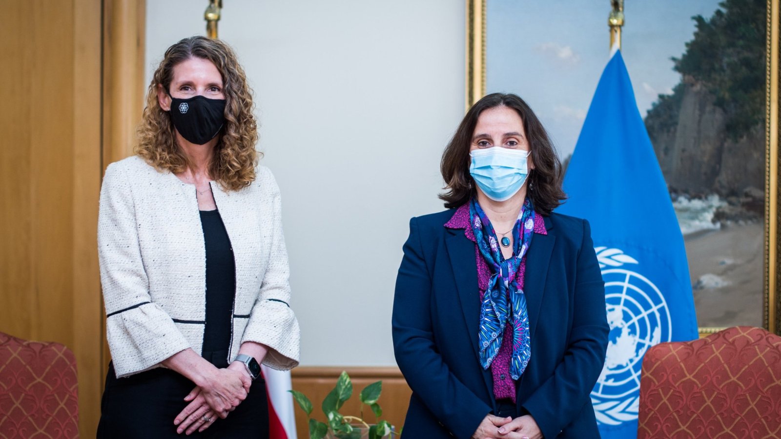 Ministra Antonia Urrejola se reúne con Directora de Oficina de las Naciones Unidas contra la Droga y el Delito para la Región Andina y el Cono Sur