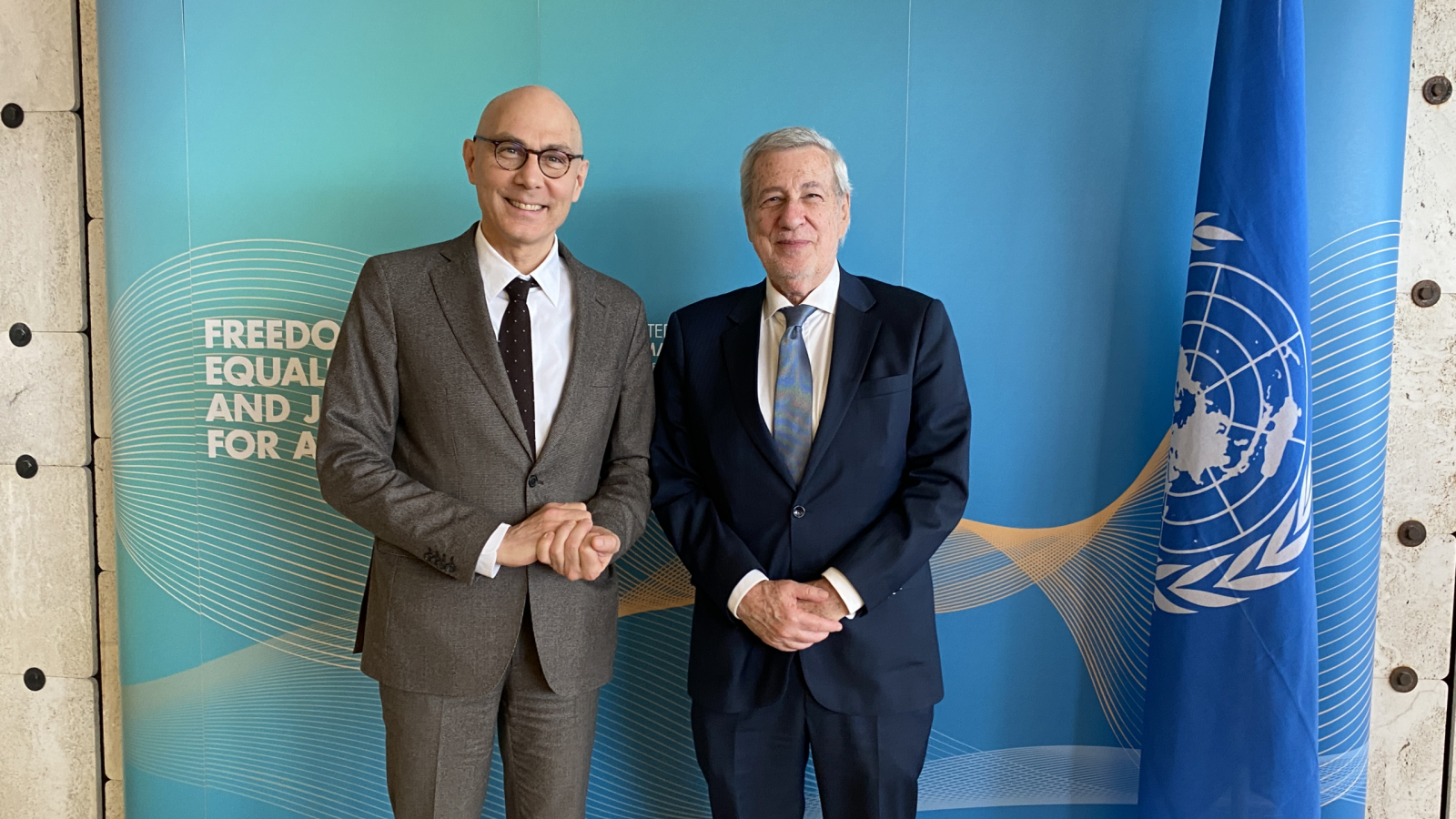 Canciller de reúne con el Alto Comisionado para los Derechos Humanos en Ginebra