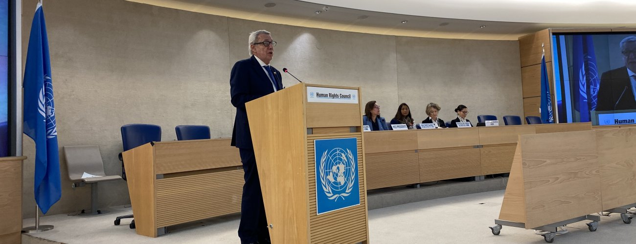 En Ginebra: Canciller Alberto van Klaveren anuncia la candidatura de Chile a la reelección para el Consejo de Derechos Humanos de Naciones Unidas