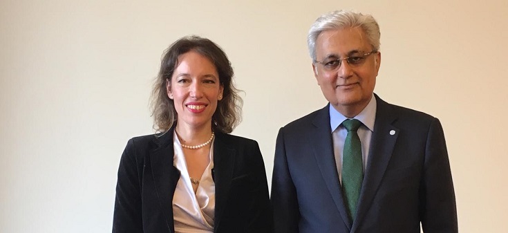 Ministra (s) Valdivia se reúne con Vicesecretario de Convención Marco para Cambio Climático