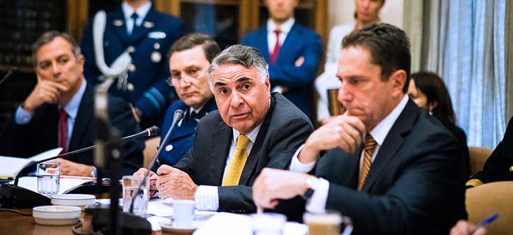 Subsecretario asiste a las comisiones unidas de Relaciones Exteriores y Defensa del Senado