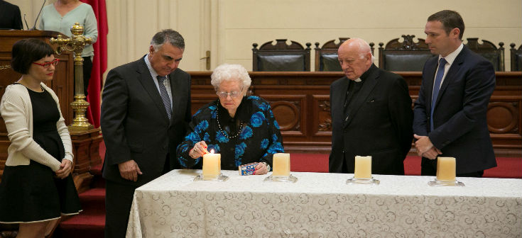 Subsecretario encabeza ceremonia en conmemoración a las víctimas del Holocausto