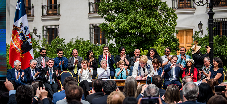 Canciller participa en ceremonia de firma de decretos de creación de áreas marinas protegidas