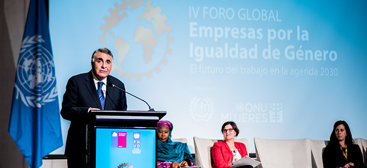 Subsecretario Riveros participó en la clausura del IV Foro Global de Empresas por la Igualdad de Género