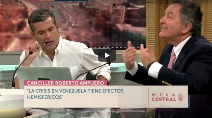 Canciller Ampuero conversó con Mesa Central de Tele13 sobre alegatos orales de Chile En La Haya