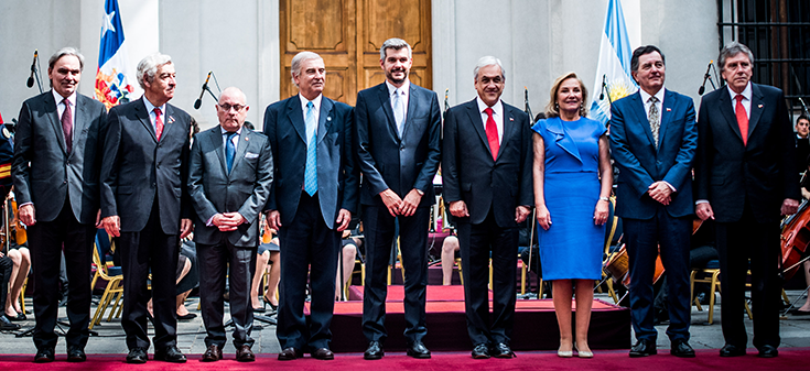Canciller Ampuero asiste a conmemoración del Bicentenario del Abrazo de Maipú