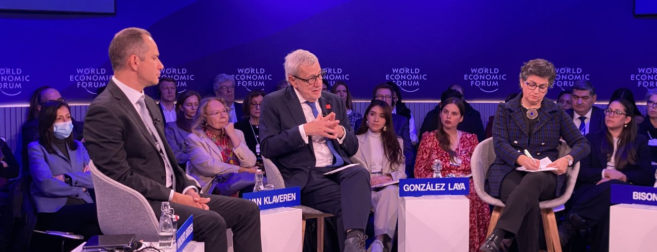 Canciller en el Foro Económico Mundial: “América Latina puede desempeñar un papel muy importante en la transición hacia una economía más verde a nivel global”