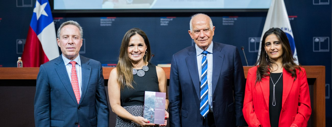 Con la participación de Josep Borrell: Ministra (s) inaugura conferencia sobre las relaciones internacionales en el nuevo contexto geopolítico