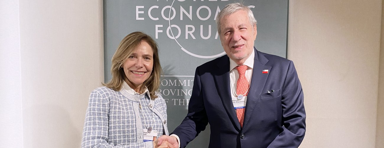 Canciller se reúne con secretaria general de la Organización Meteorológica Mundial