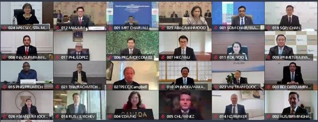 Ministros Responsables de Comercio de APEC reafirman compromiso para facilitar el flujo de bienes y servicios esenciales para combatir la pandemia