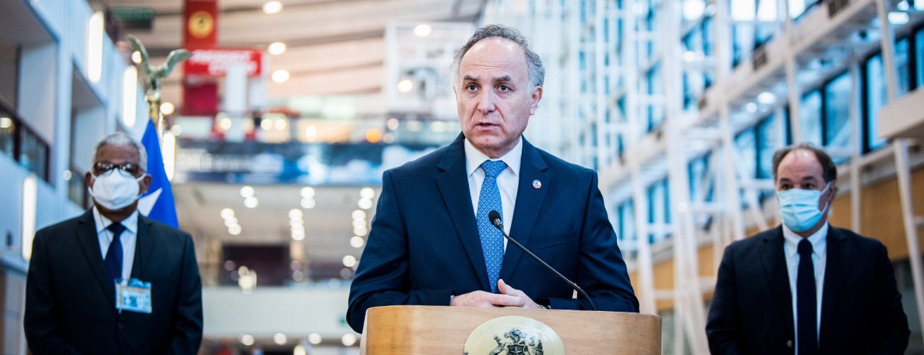 Canciller Ribera inaugura operativo humanitario que permitirá el regreso de chilenos y extranjeros a sus respectivos países