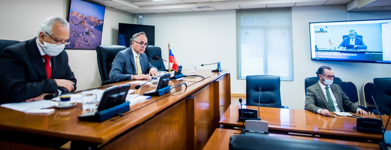 Canciller destaca la urgencia de buscar soluciones colaborativas ante la pandemia, en videoconferencia ministerial Europa-América Latina