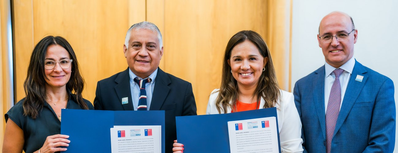 Cancillería y el Ministerio de Obras Públicas firman convenio para impulsar que Chile albergue la Secretaría Técnica del Acuerdo BBNJ