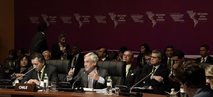 Canciller acompañó a Presidente Piñera en reuniones bilaterales y Cumbre de las Américas