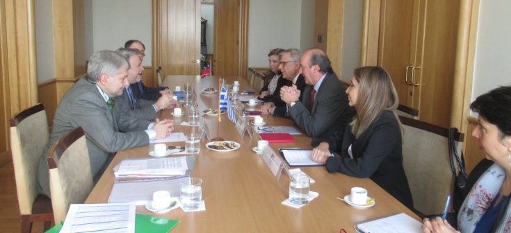Subsecretario Silva se reunió con el Ministro Alterno de Relaciones Exteriores de Grecia