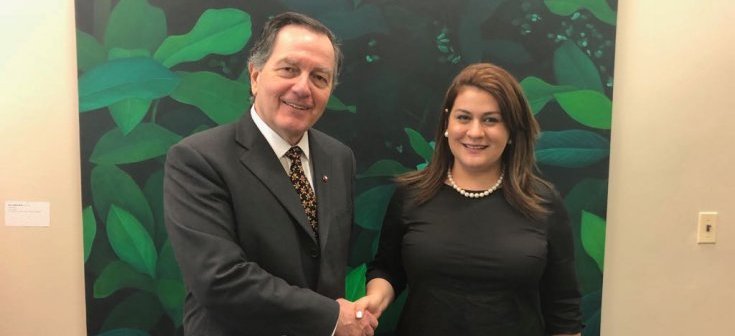 Ministro Ampuero sostiene reuniones bilaterales durante Asamblea General de la OEA