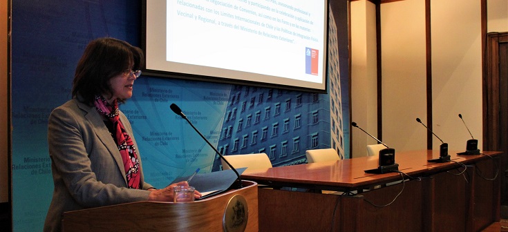 Embajadora Ximena Fuentes realiza Cuenta Publica Participativa de la Dirección de Fronteras y Límites del Estado