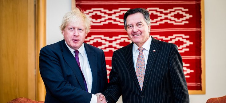 Comunicado Conjunto Chile-Reino Unido por visita de Secretario de Estado Boris Johnson