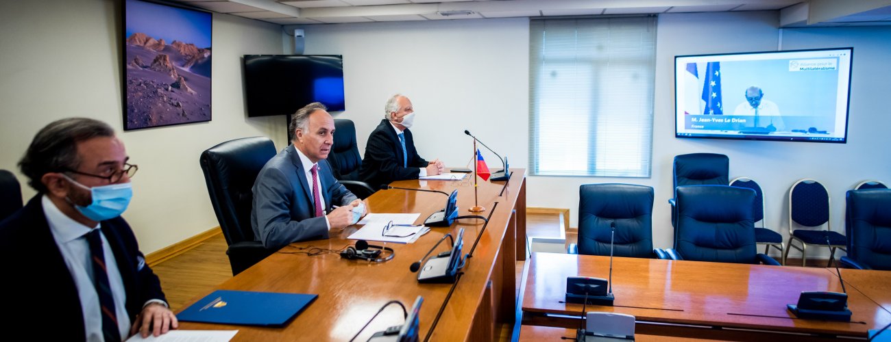 Canciller participa en nueva videoconferencia de la Alianza por el Multilateralismo