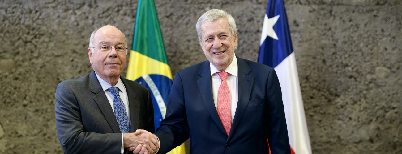 Canciller van Klaveren se reúne con su homólogo de Brasil