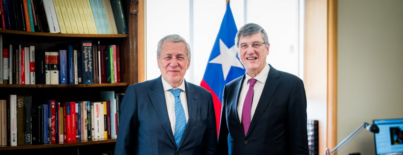 Canciller se reúne con el presidente de la Fundación Friedrich Naumann