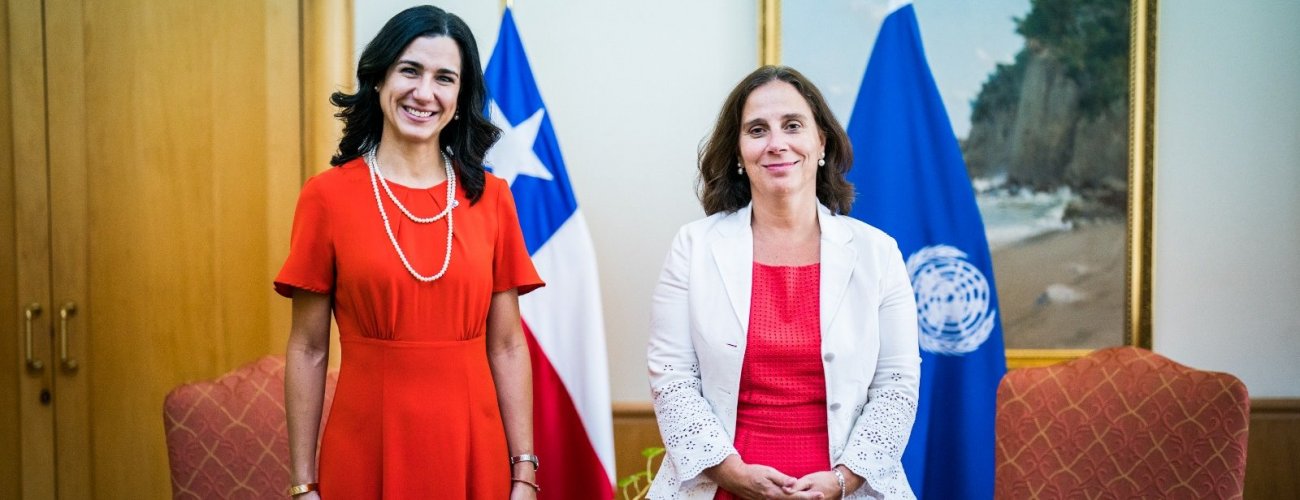 Canciller Antonia Urrejola se reúne con Directora Regional del PNUD