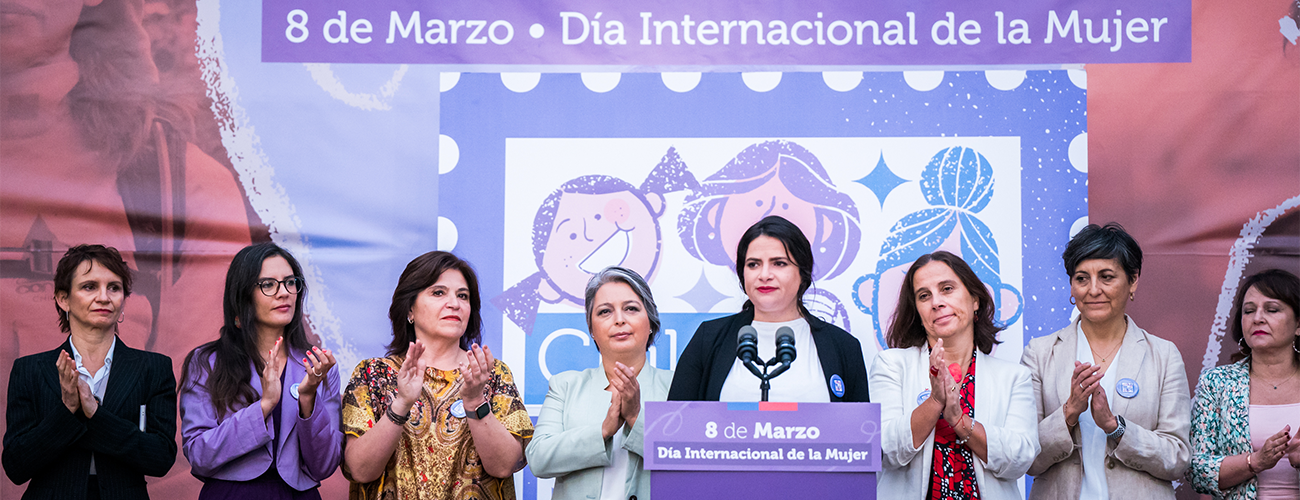 Ministra Antonia Urrejola participa en acto presidencial de conmemoración por el Día Internacional de la Mujer