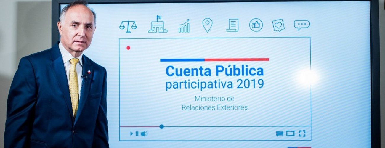 Canciller Ribera realiza Cuenta Pública de su gestión y destaca hitos en materia de integración internacional y apertura de mercados