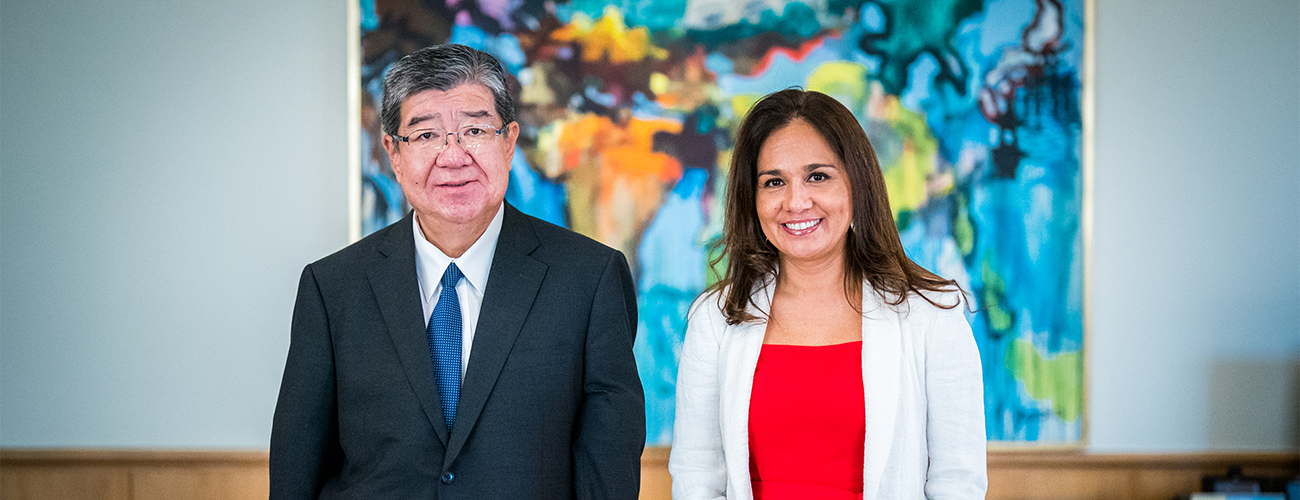 Ministra (s) Gloria de la Fuente recibe al Embajador de Japón