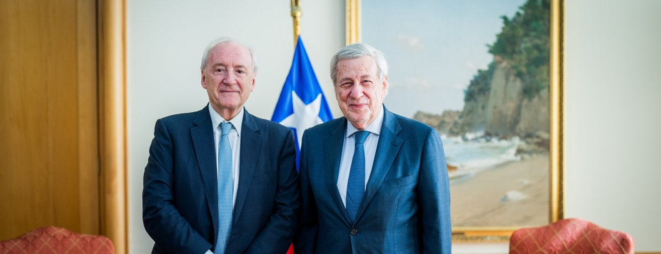 Canciller se reúne con exministro de Asuntos Exteriores de Francia