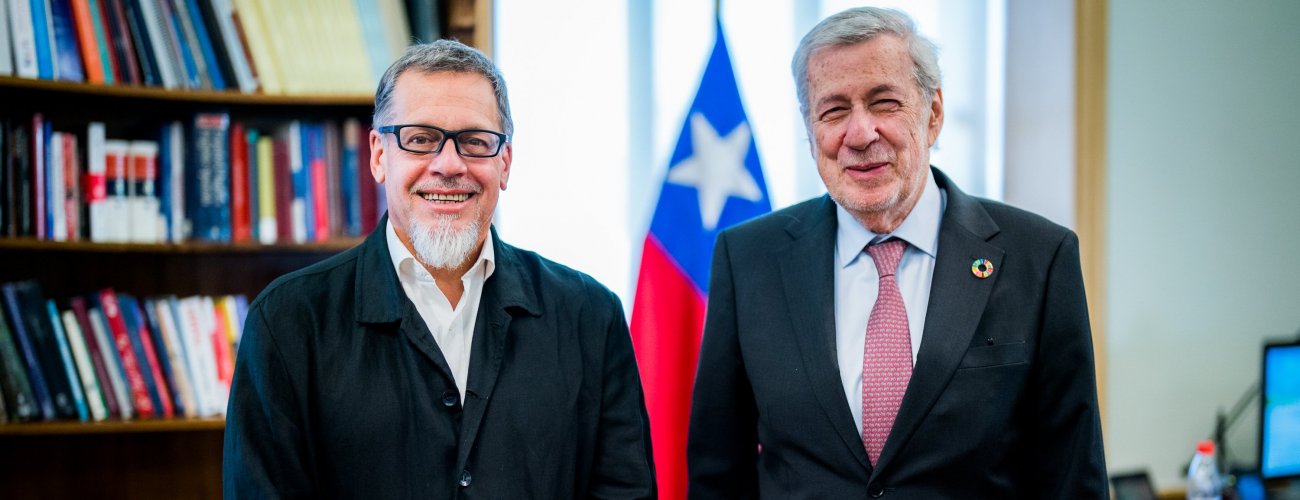 Canciller Alberto van Klaveren se reúne con el Senador Ricardo Lagos