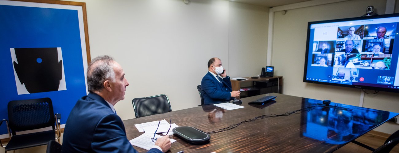 Ministro Ribera encabeza la primera videoconferencia con el Consejo de Excancilleres