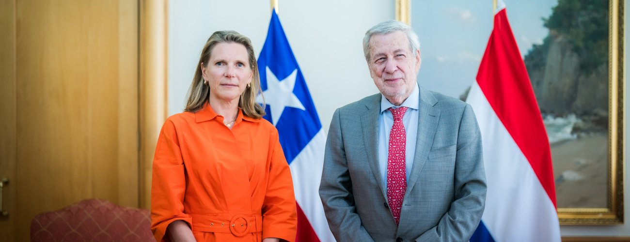 Canciller se reúne con embajadora de Países Bajos en Chile y destacan la proyección que existe en el desarrollo de energías limpias