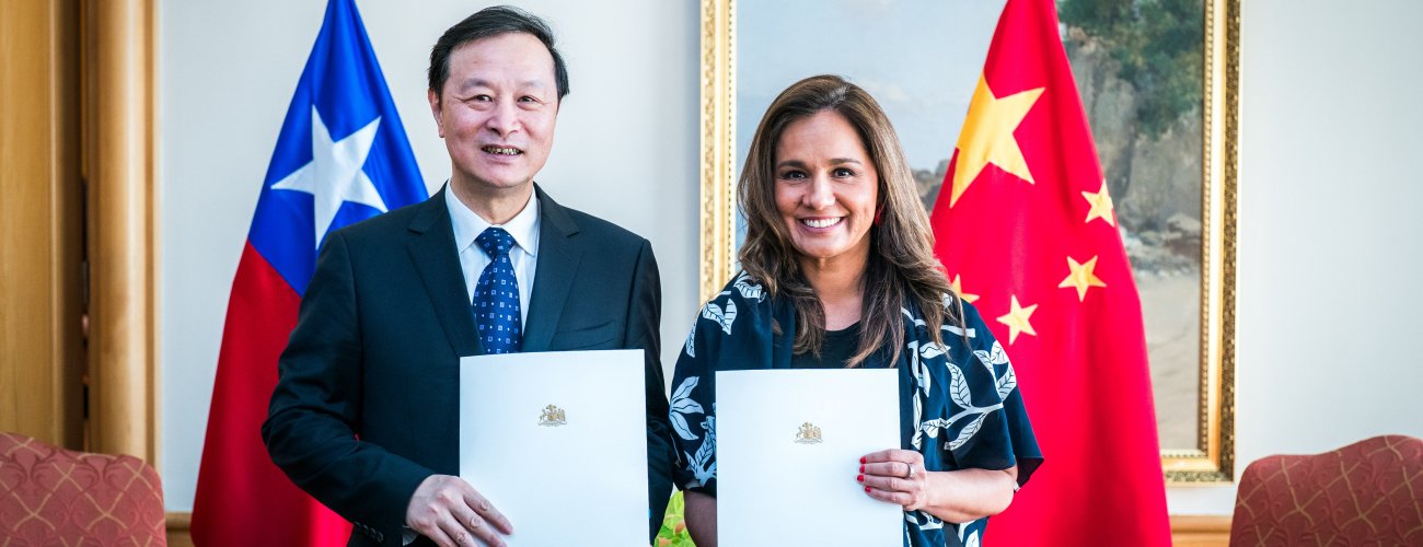 Chile y China firman Memorando de Entendimiento de cooperación