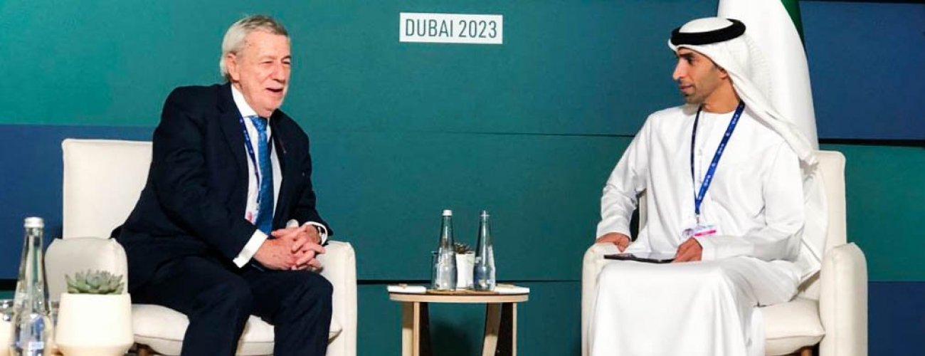 Canciller sostiene bilaterales con Emiratos Árabes Unidos y Costa Rica en segunda jornada de COP28